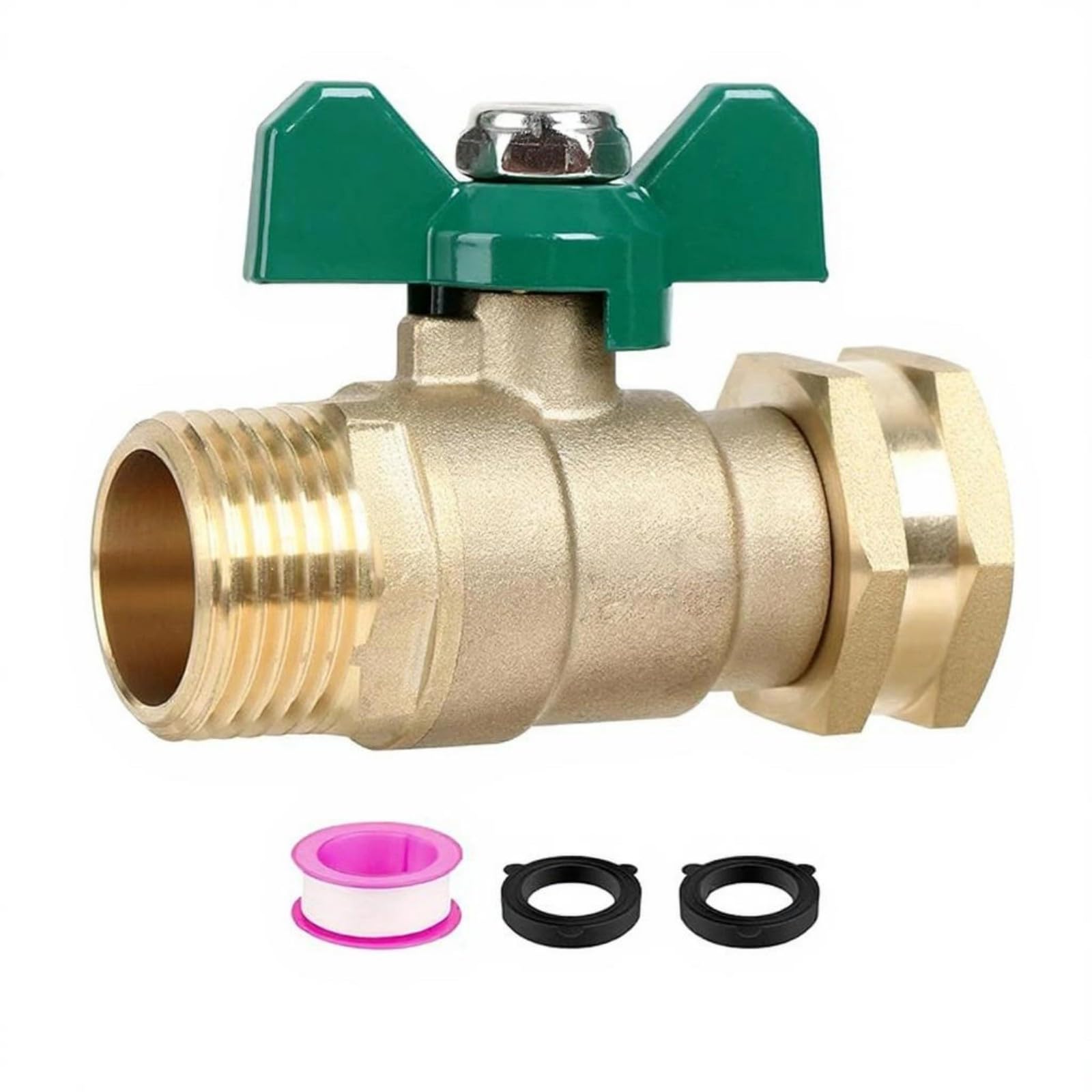 Hsioluted Multicolor Type T Brasses Water Pipe Fitting Leakproof Easyly Installation For Gardening Tool And Equipment Leak Proof Hose Connector