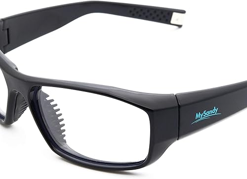 Miniatura 4 de Antivaho - Gafas de seguridad para hombre para el trabajo, con bloqueo de luz azul transparente, Z87, gafas protectoras sin niebla y resistentes a