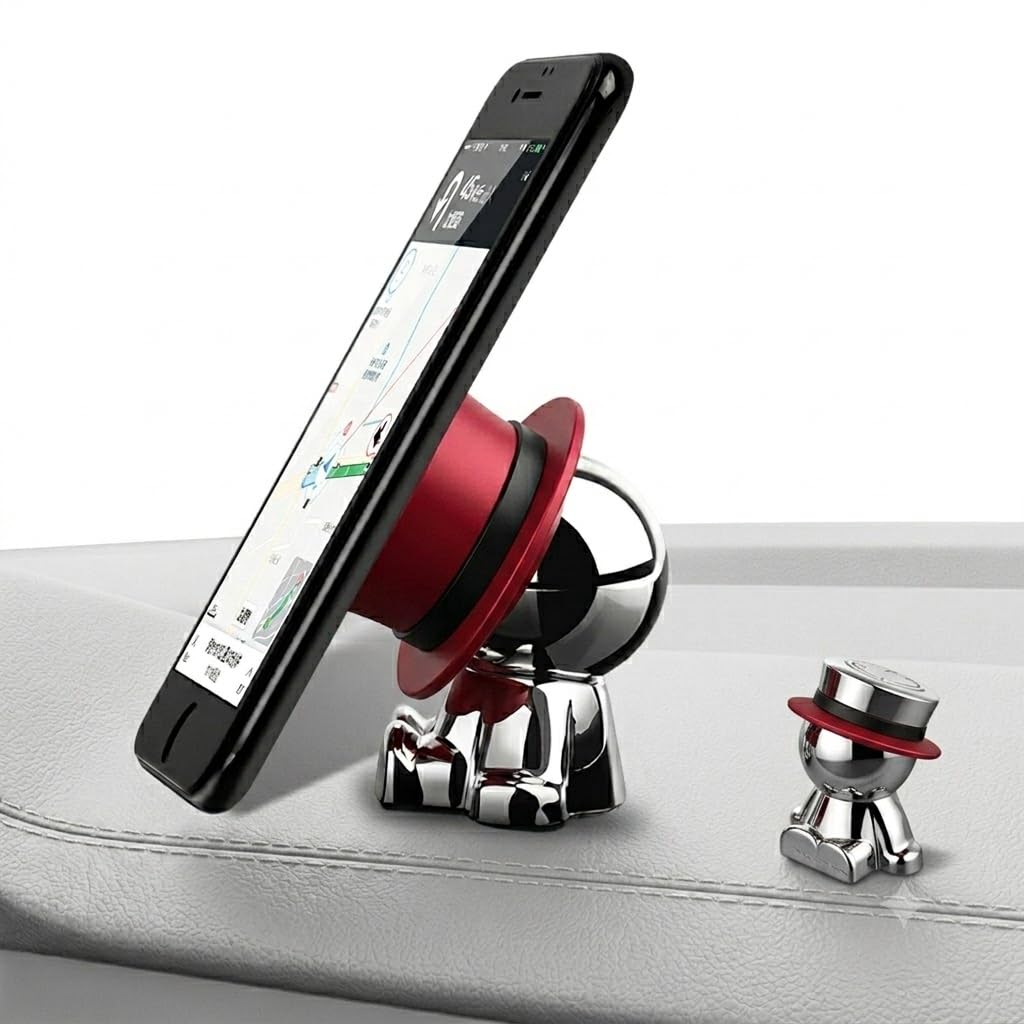 aokway KFZ-Handyhalterung, magnetische Handyhalterung für Auto/Schreibtisch, kompatibel mit iPhone 12/11 Pro/11/XS Max/8 usw., universelles Autozubehör, Heimdekoration