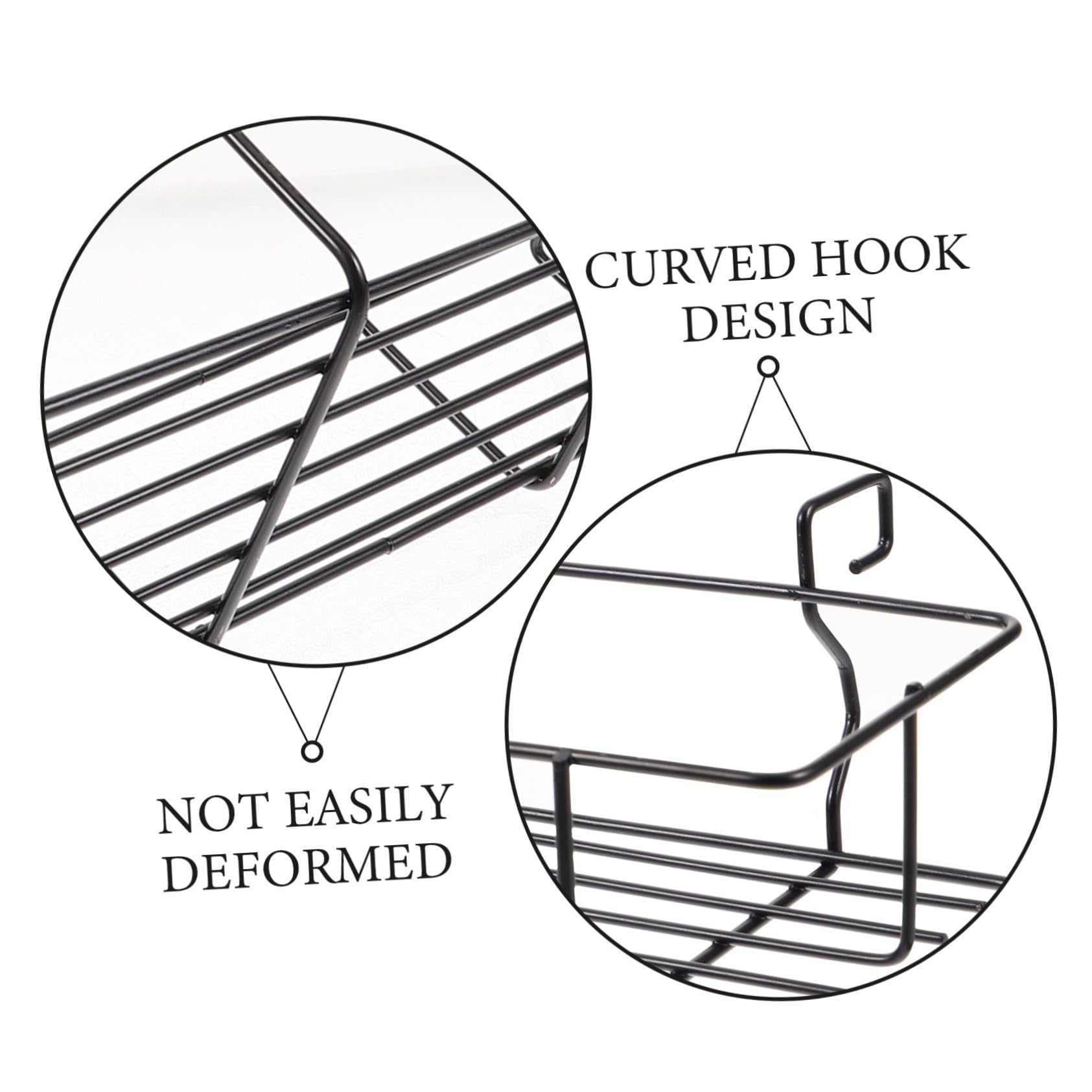 Totority Stainless Steel Bbq Grill Hanging Basket Rotisserie Organizer Basket for Grill Accessories Random Color