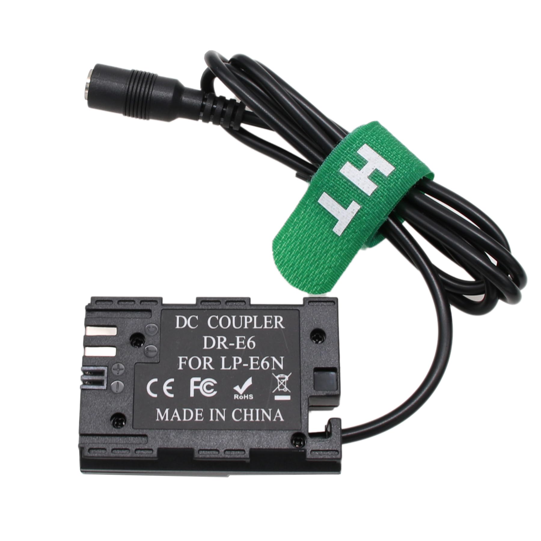 HangTon LP-E6N LP-E6NH Adaptateur d'alimentation AC DC pour Canon R5C R7 R6 R6II R5 R 6D 7D 5D Mark II IV EOS SMALLHD 500 700 Portkeys PT5 Monitor