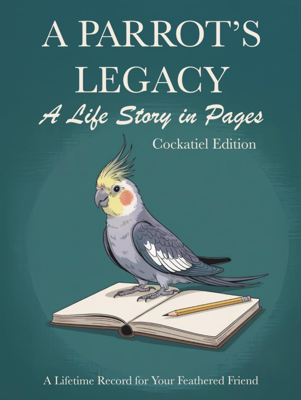 A Parrot's Legacy: A Life Story in Pages - Cockatiel Edition: A lifetime record book and parrot care journal for Cockatiel owners to track health, ... personality, memories, and cherished moments.