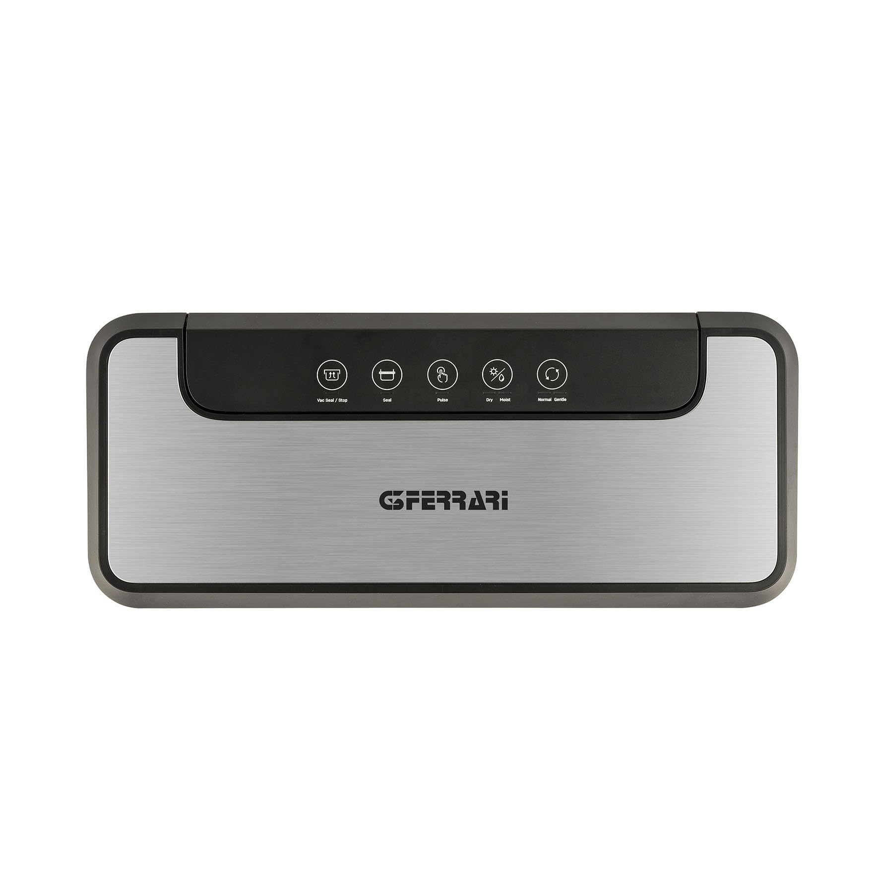 G3 Ferrari G20167 Macchina per Sottovuoto "Fresco Vac", 110 W, Doppia Pompa, 2 Funzioni: sigilla e crea il sottovuoto, Pannello soft-touch con Spie di Funzionamento, Include 5 Buste da 20 x 30 cm