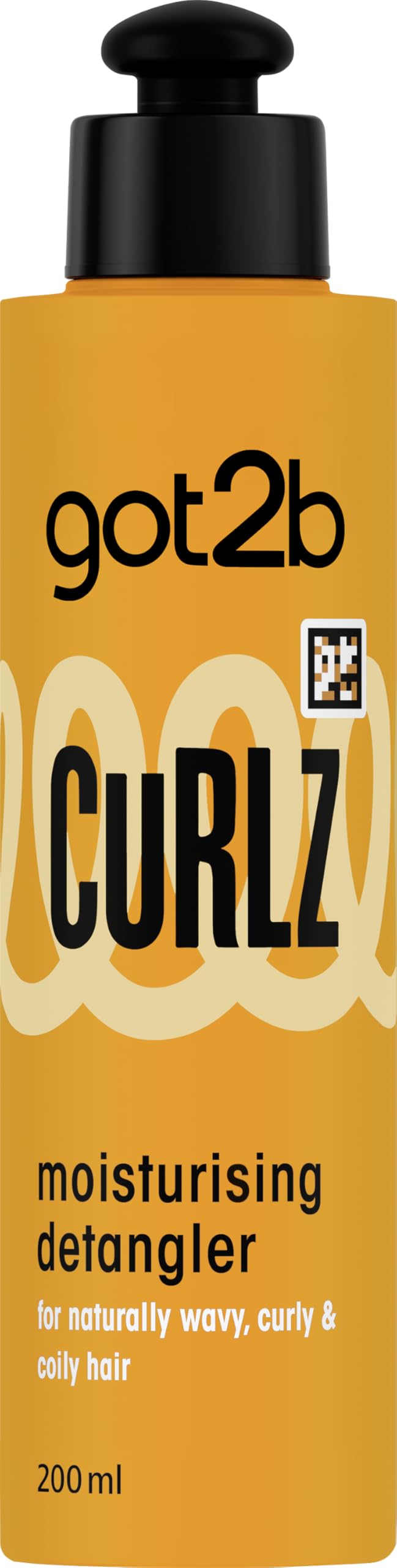 Got2b Curlz Detangler Spray 200ml Leave In Conditioner Curly Hair Frizz Control