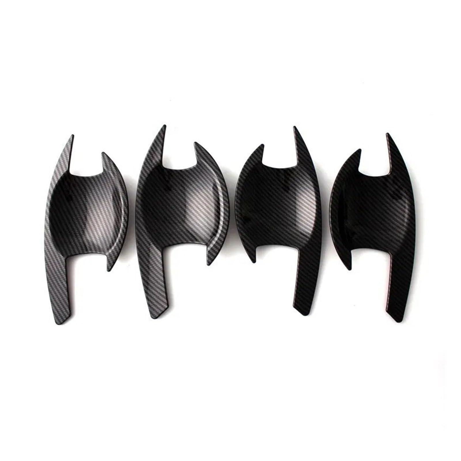 WNBXHSD Car Exterior Car Door Handle for Mitsubishi for L200 Triton MQ 2015-2021 Pajero Sport 2015-2022 Accessories Double Cab Door Handle Bowl(New Carbon)