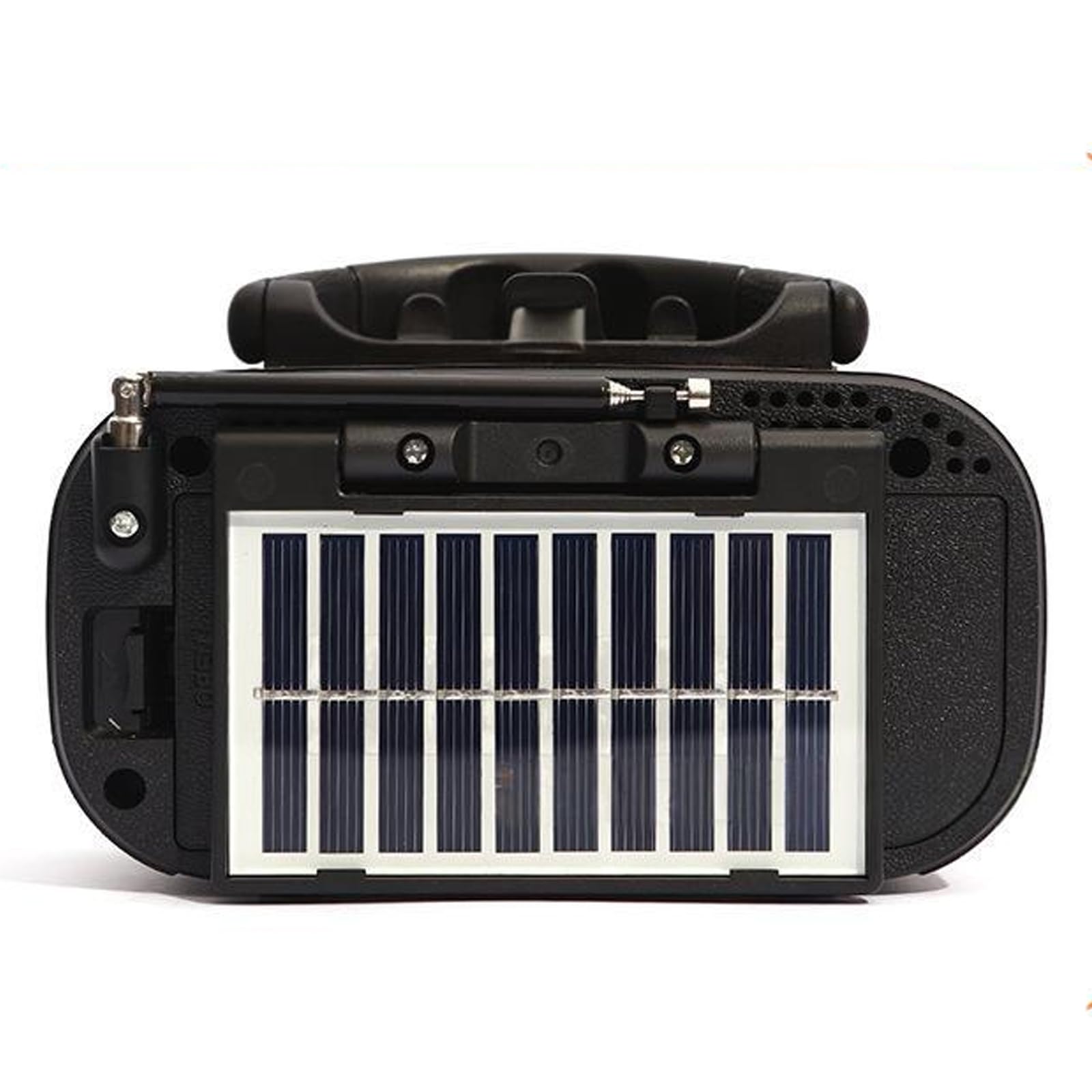 Radio Multifuncional de Tres Bandas, Estilo Retro con energía Solar, Perilla Independiente e indicador de frecuencia, Compatible con Tarjeta TF/USB. Ideal para Personas Mayores