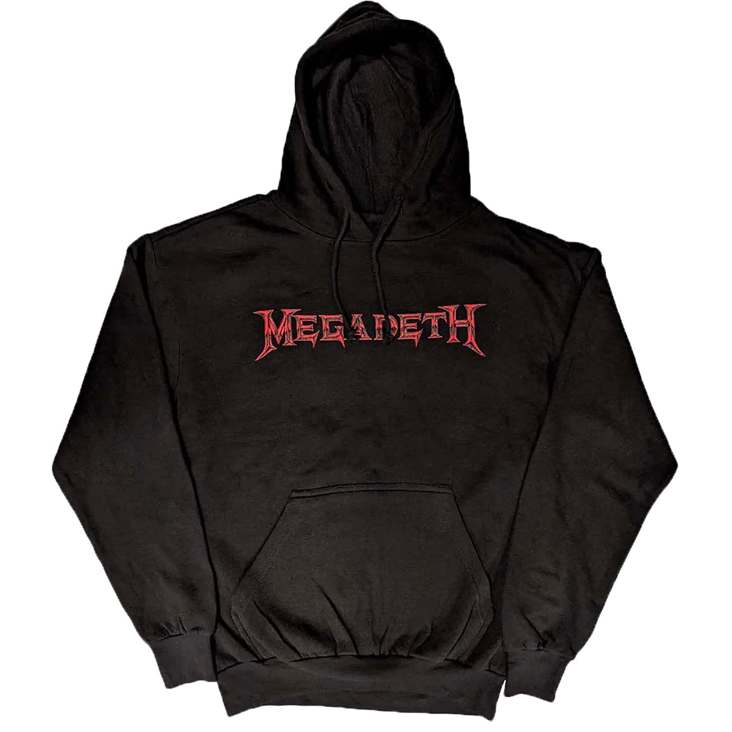 Megadeth Hoodie Countdown to Extinction Band Logo Official Unisex Black Pullover XL