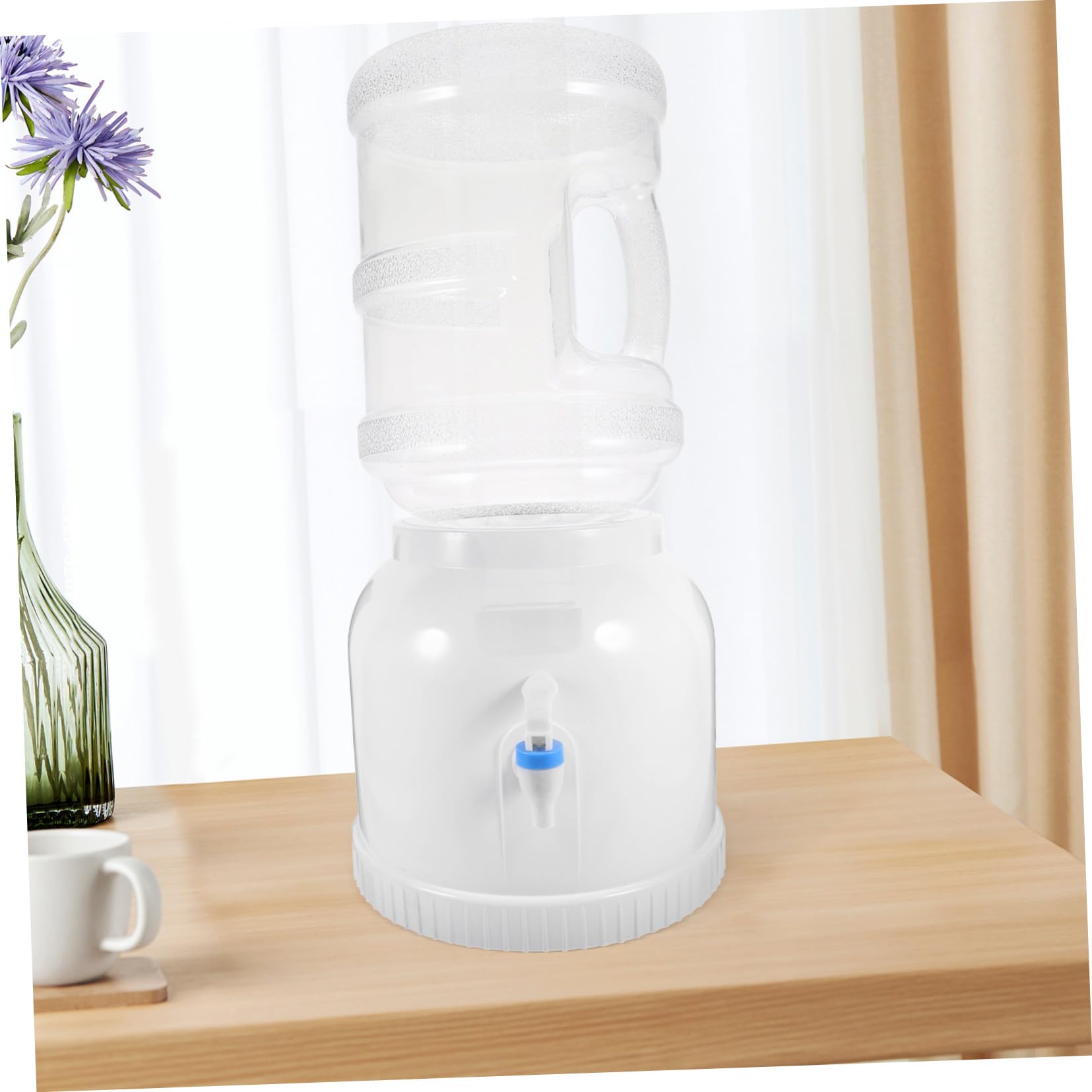 DOITOOL Soporte para Garrafas de Agua Resistente con Grifo Portátil Dispensador Invertido para Botellas Grandes para Camping Apartamentos y Uso Exteriores