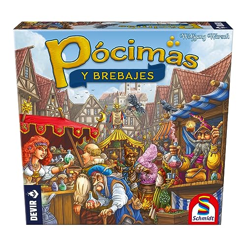 Devir - Pócimas y Brebajes, Juego de Mesa con Amigos, Premiado, 10 años, Juego...