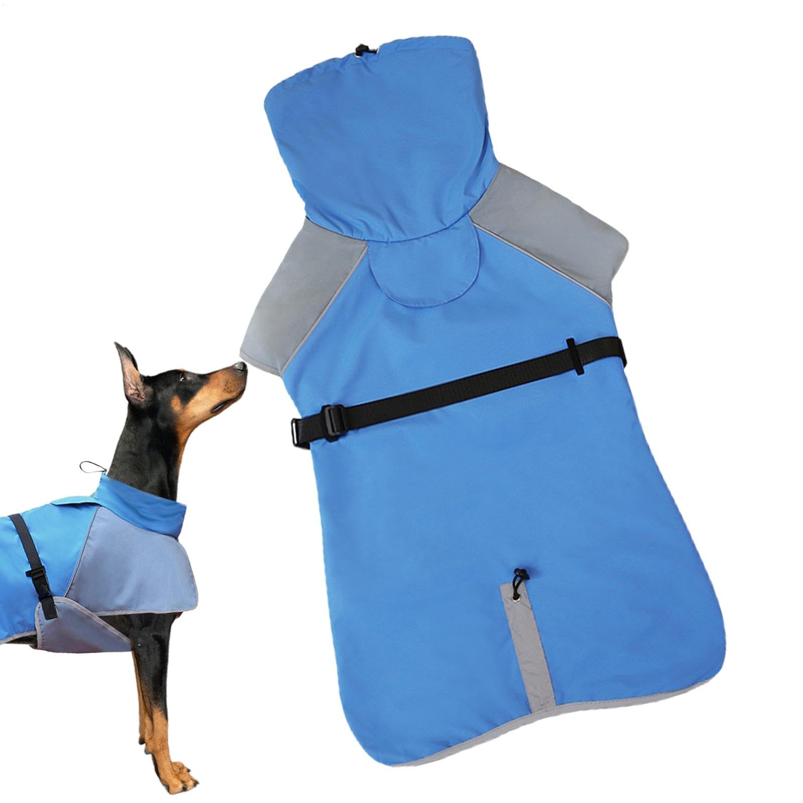 Imperméable pour chien réglable pour éviter le poil mouillé après la promenade