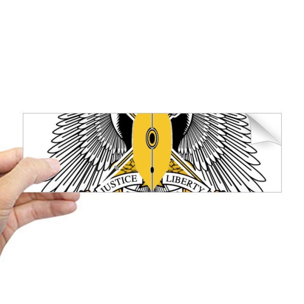 Sticker rectangulaire pour fenêtre motif Afrique du Sud Soudan autocollant vinyle vitrage