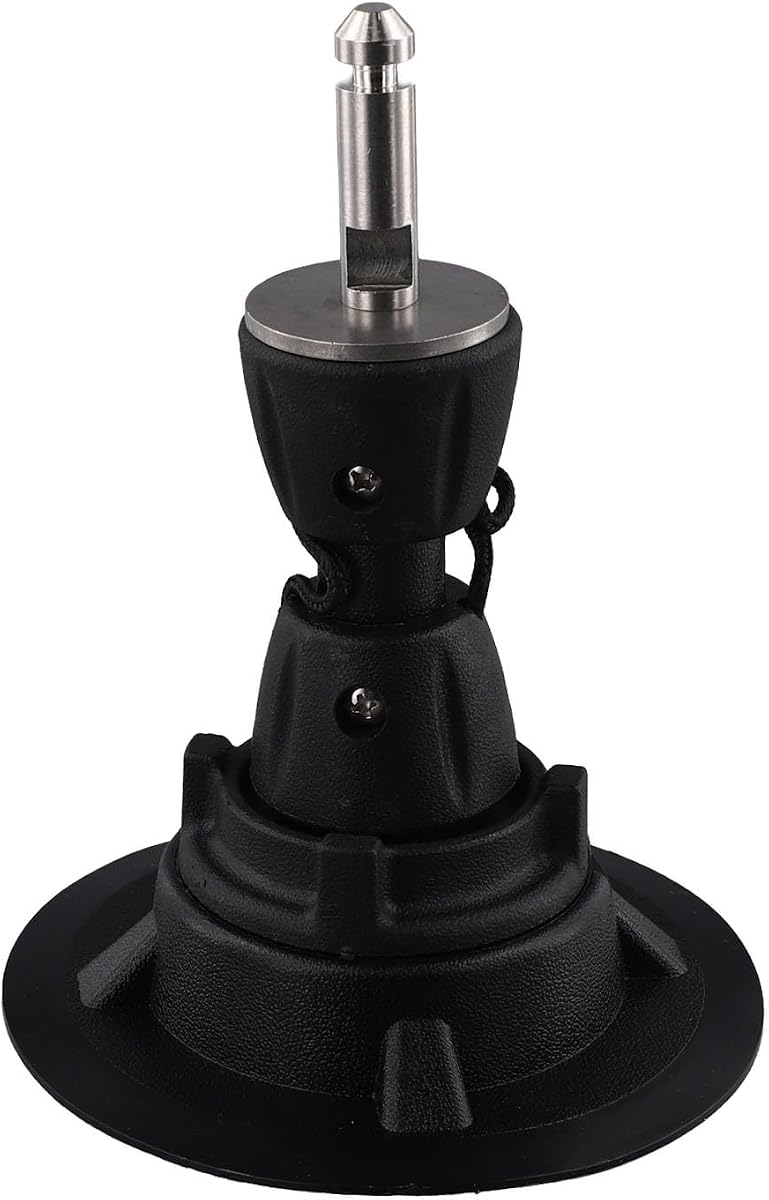Windsurf PVC Mast Base Plate with Tendon Joint for Better Performance, 360 Degree Swivel Design for Windsurfing Mast Foot, Low Profile and