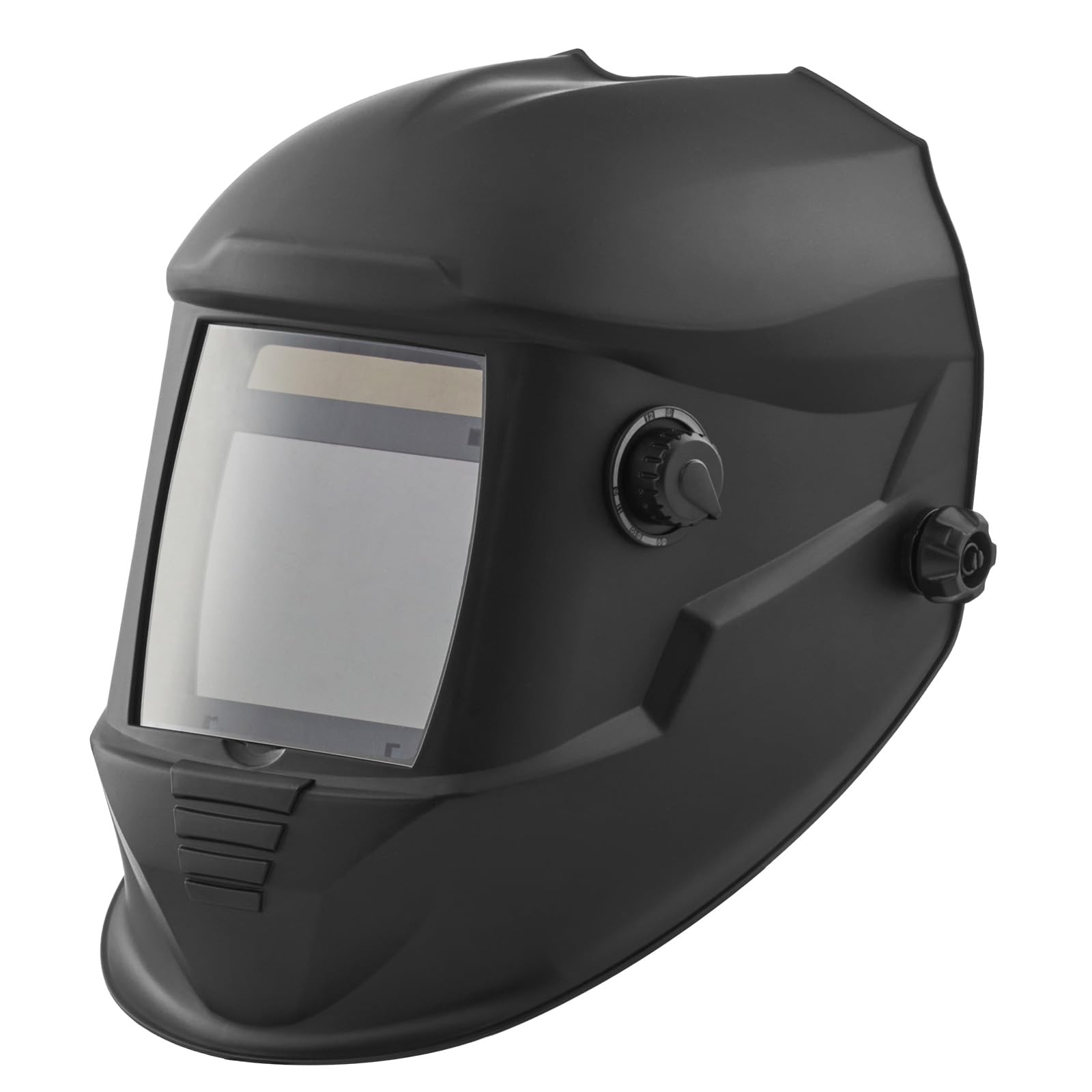 VEVOR Welding Helmet Auto Darkening, 3.94" x 3.15" True Color Welding Hood, Solar-Powered Welder Mask 4 Arc Sensors, Wide Shade 4/5-9/9-13 for TIG MIG