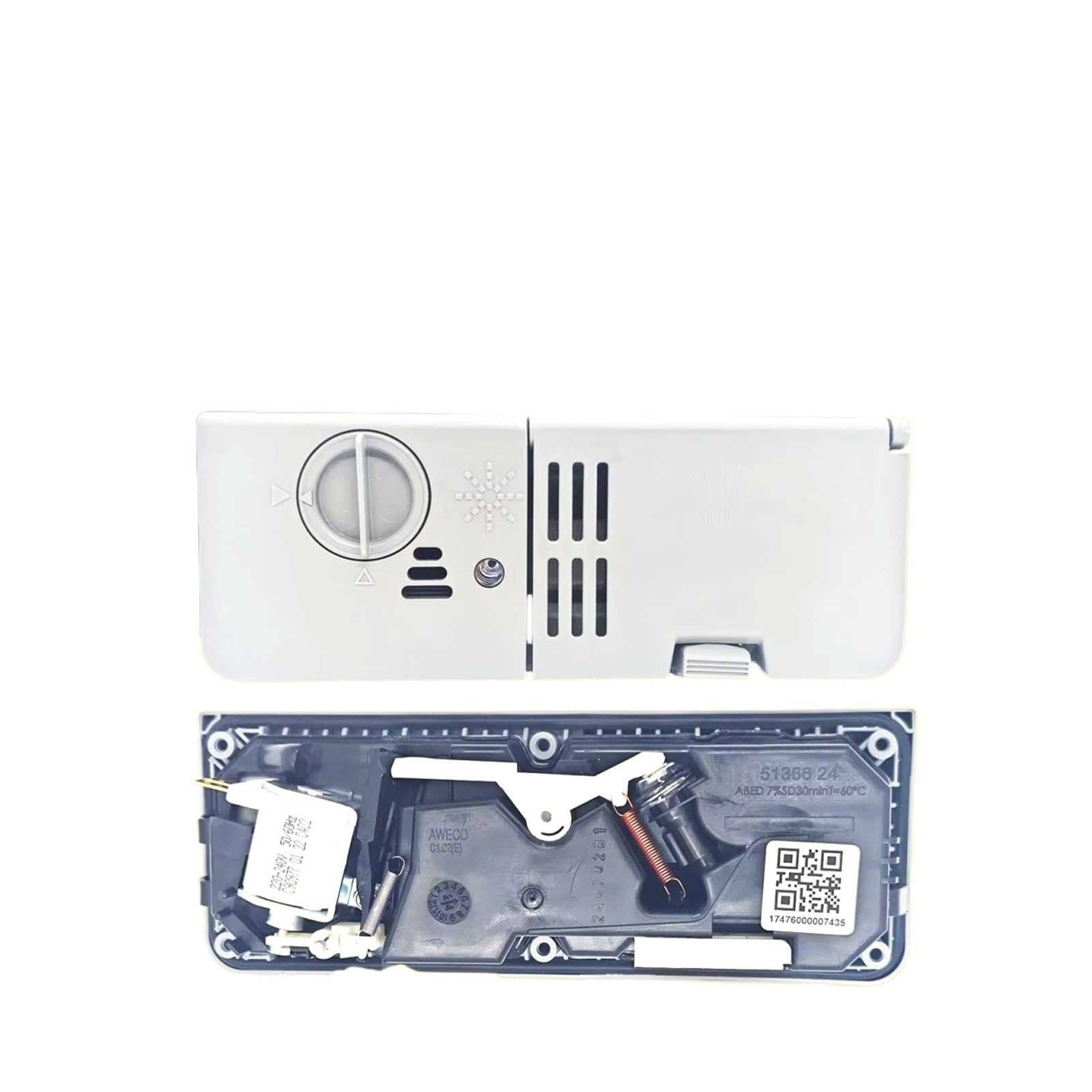 HWEIH 17476000007435 C1.02(E) 51366 24 C90977 01 Dispensador de detergente for lavavajillas 220~240 V CA 50/60 Hz