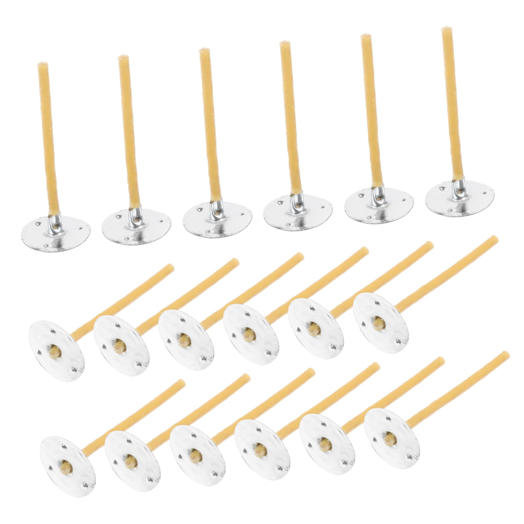 Gadpiparty DIY Scented Candle Wicks 100pcs Beeswax Candle Wicks Braided Spool for Making