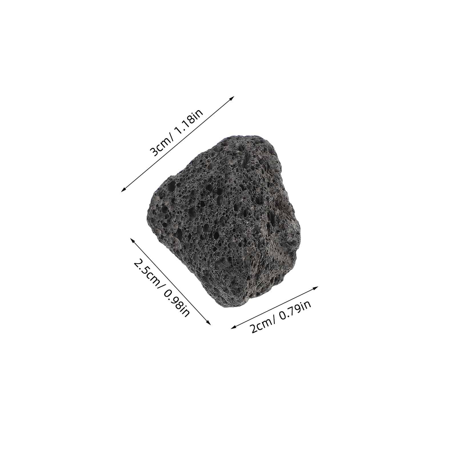 Cabilock 1 de Pierres de Lave Naturelles - Granulés de Pierre de Lave - Cheminée volcanique - Pierres de Lave pour cheminées, foyers, Culture des Plantes et Aquariums
