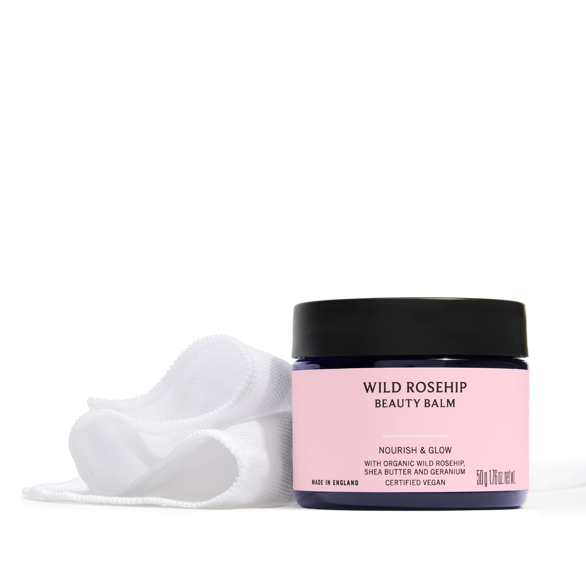 Neal's Yard Remedies Wild Rosehip Beauty Balm, Radiant & Nourished Skin, For All Skin Types, Vegan & Cruelty-Free, 50g