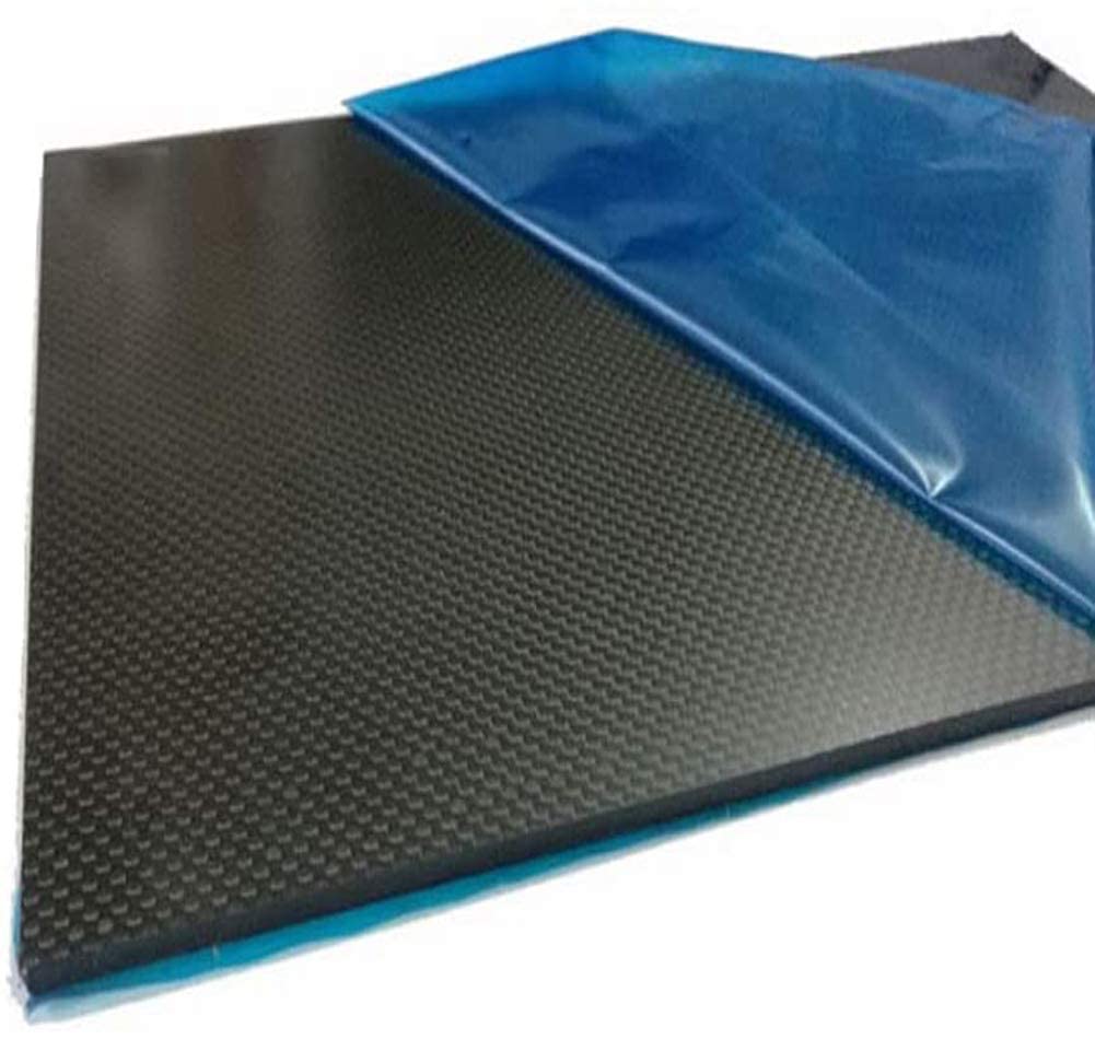 Foglio in fibra di carbonio 0,8 mm x 300 mm x 500 mm, uso per telaio drone fai da te ecc. (tessuto normale opaco)