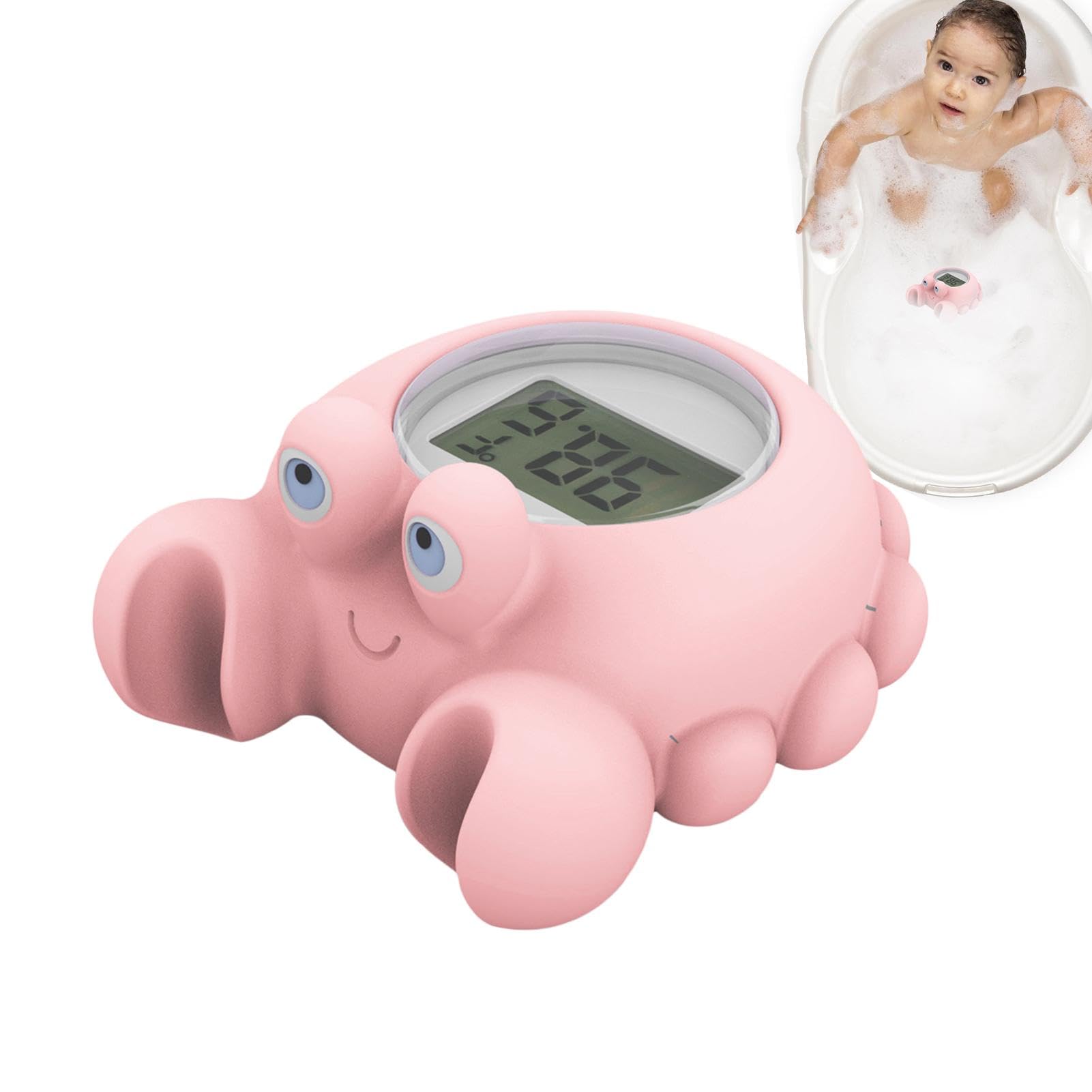 Termometro Digitale Led Termometro Digitale Per Acqua Del Bagnetto - Sicuro Per Neonati Con Display LED E Allarme Temperatura Display LED Bagnetto Portatile