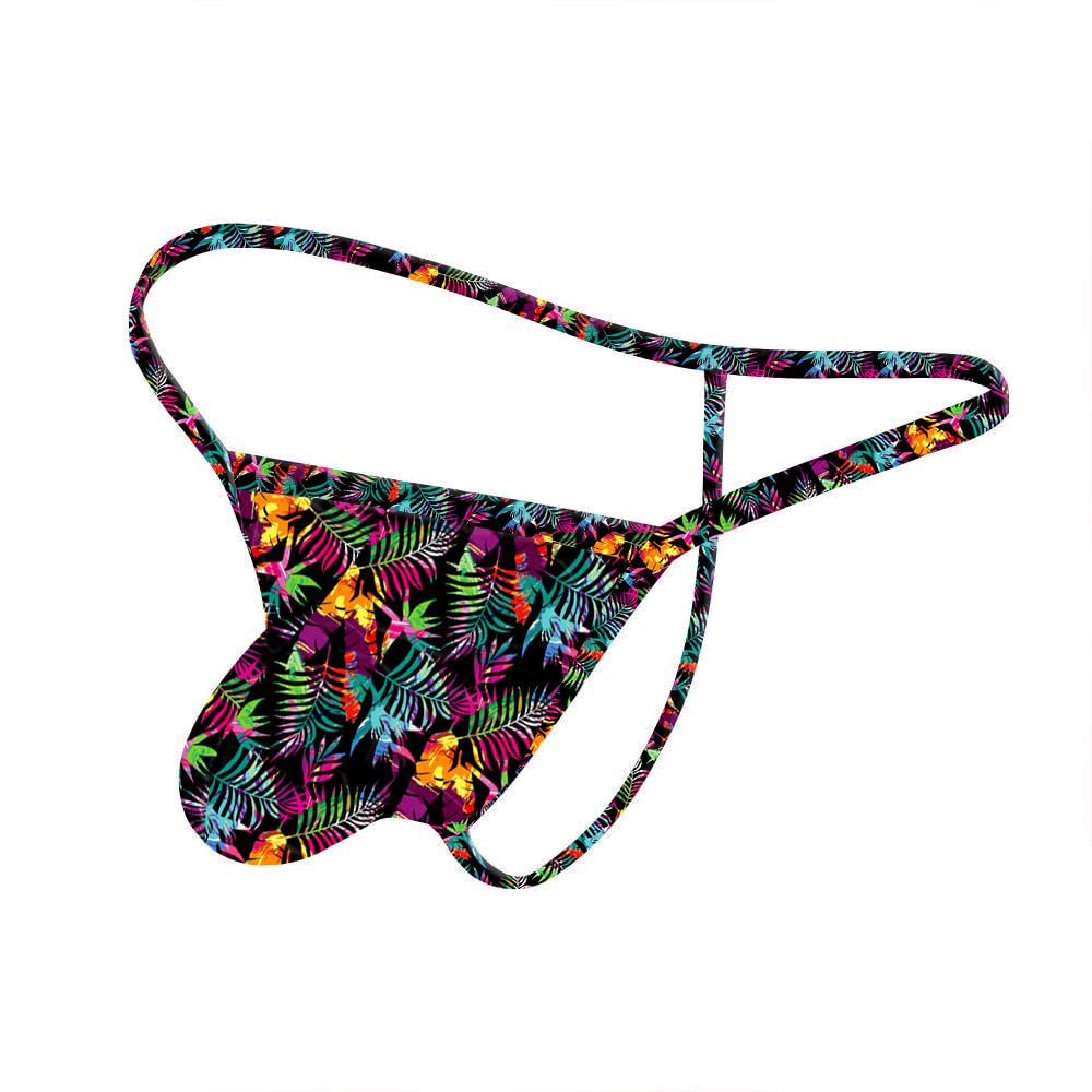 THE BLAZZE Men's Thong Low Rise Sexy Solid G-String Thong Bikini T-String Sexy Lingerie Panties Briefs L750