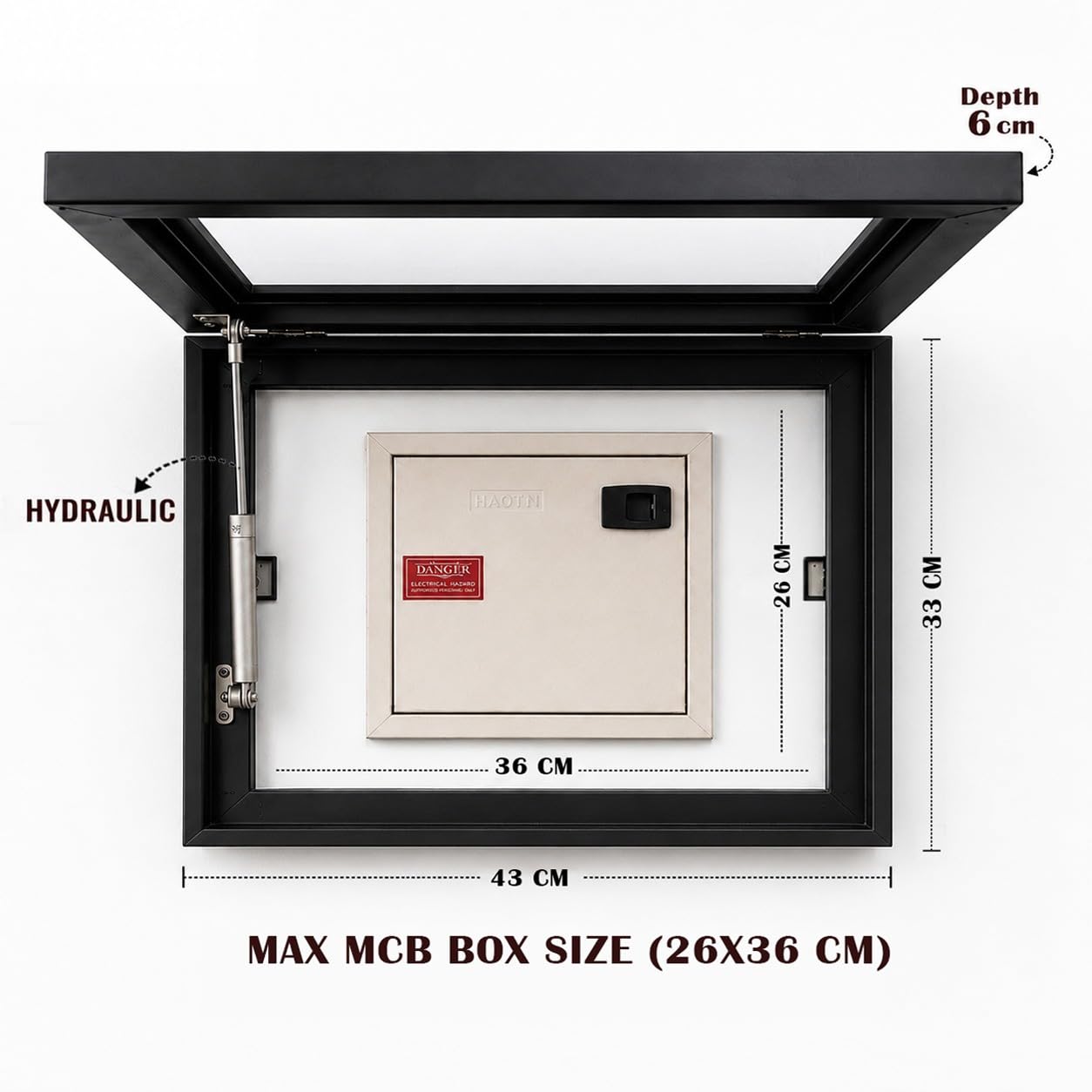 Decorative Electric Meter Box Cover with Horse Painting -3