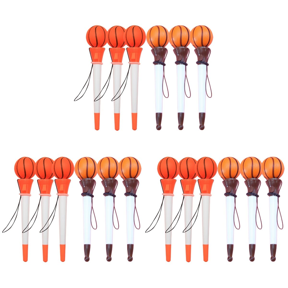 VILLCASE 3 Set Penna A Sfera Da Basket Sport Gioco Pallacanestro Evidenziatori Penne A Sfera Asse Pennagel Forniture Fisse Estetiche Penne Divertenti Penne A Punta Fine Plastica 6 Pezzi * 3