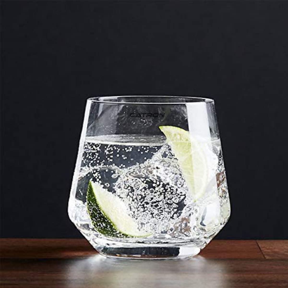 ROSEFINCH Premium Whisky Glass Crystal Barrel Whisky Glass Set Barware for Scotch, Bourbon, Liquor and Cocktail Drinks 370 ml Scotch, Vodka, Liquor, Alcohol, Juice, Water Drinks Transparent Set of 6 1