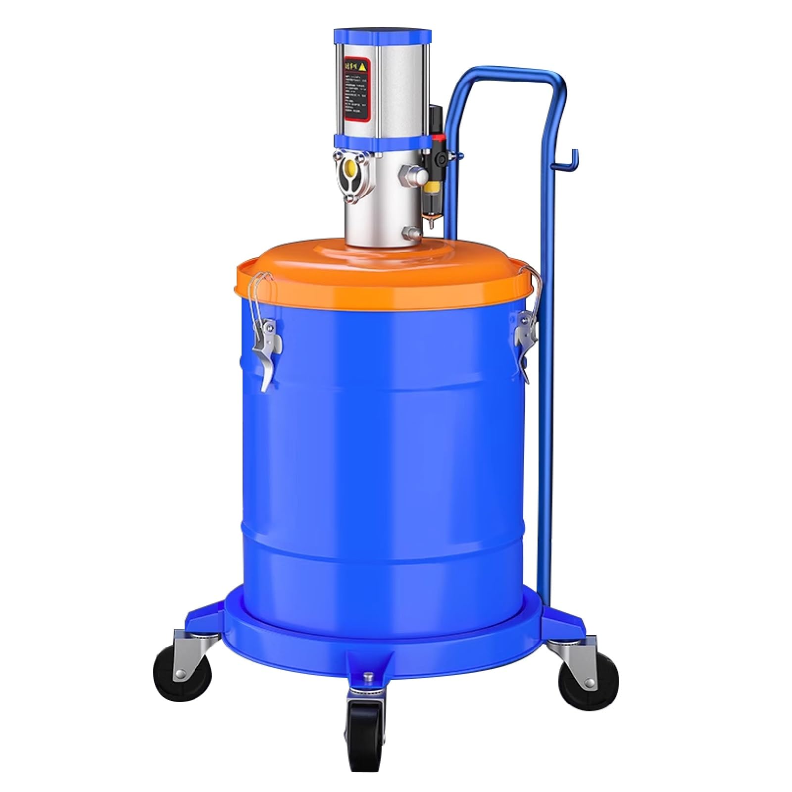 Bomba de grasa neumática con regulador de presión para tambores de 5 galones, relación de presión 70:1, ideal para máquinas herramientas y engrasado de equipos automotrices
