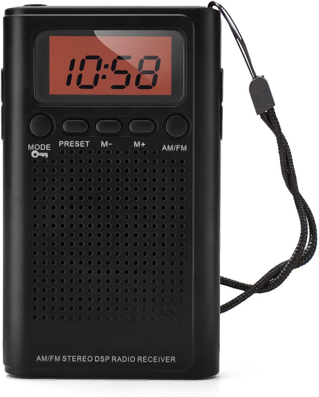 AM FM Radio, Portable Pocket Transistor Radio – Battery Powered, 3.5mm Earphone Jack, Easy to Operate, Long Lasting, Excellent Reception…