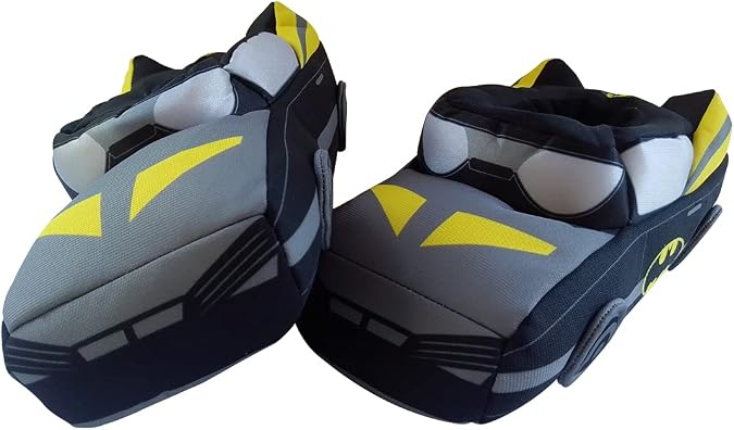 DC Comics Boy's Batman Batmobile Slippers