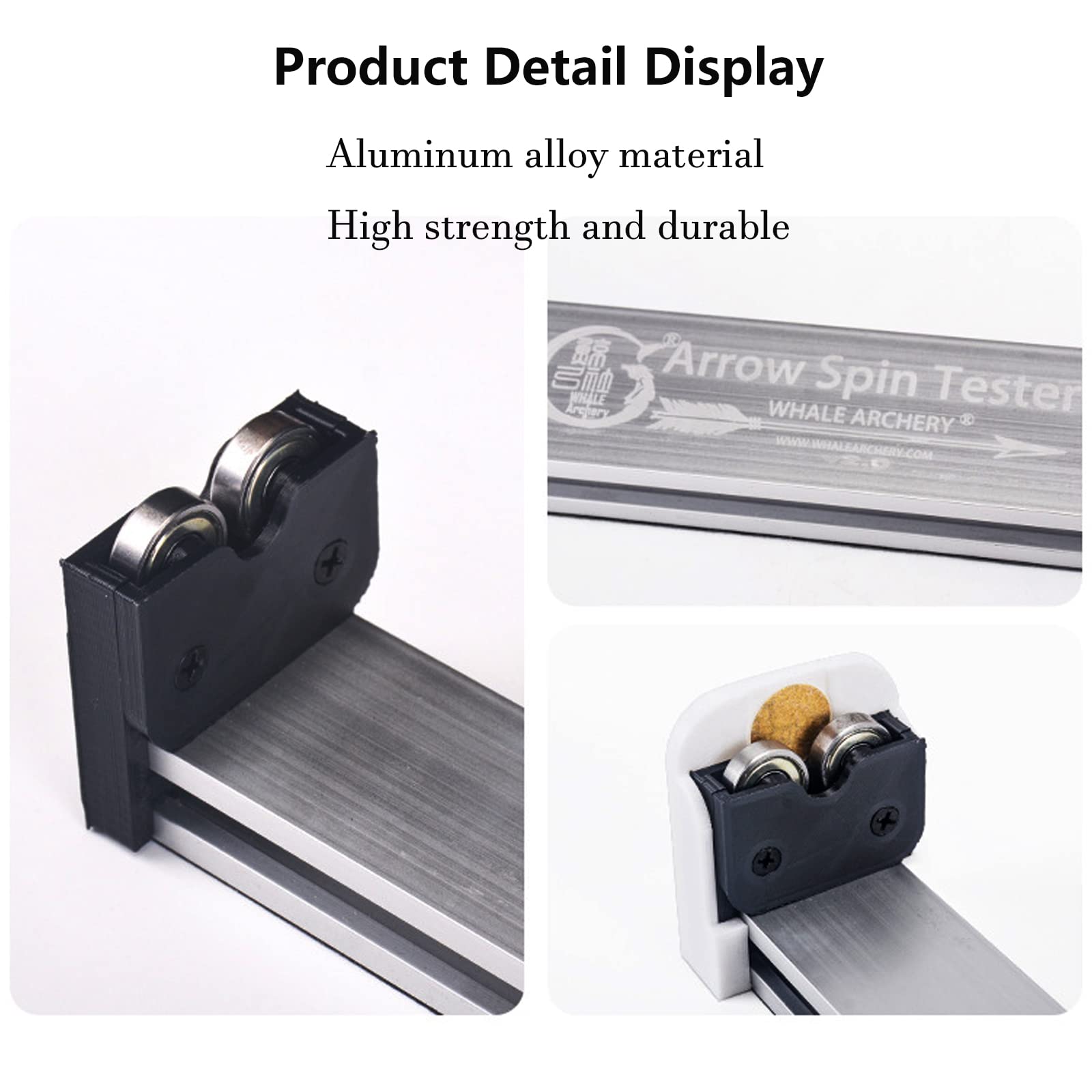 Lamehfyo Archery Arrow Spinner Tester Arrow Straightness Detector Tool Vane Tuning Accessories for Check Feather and Broadheads Balance