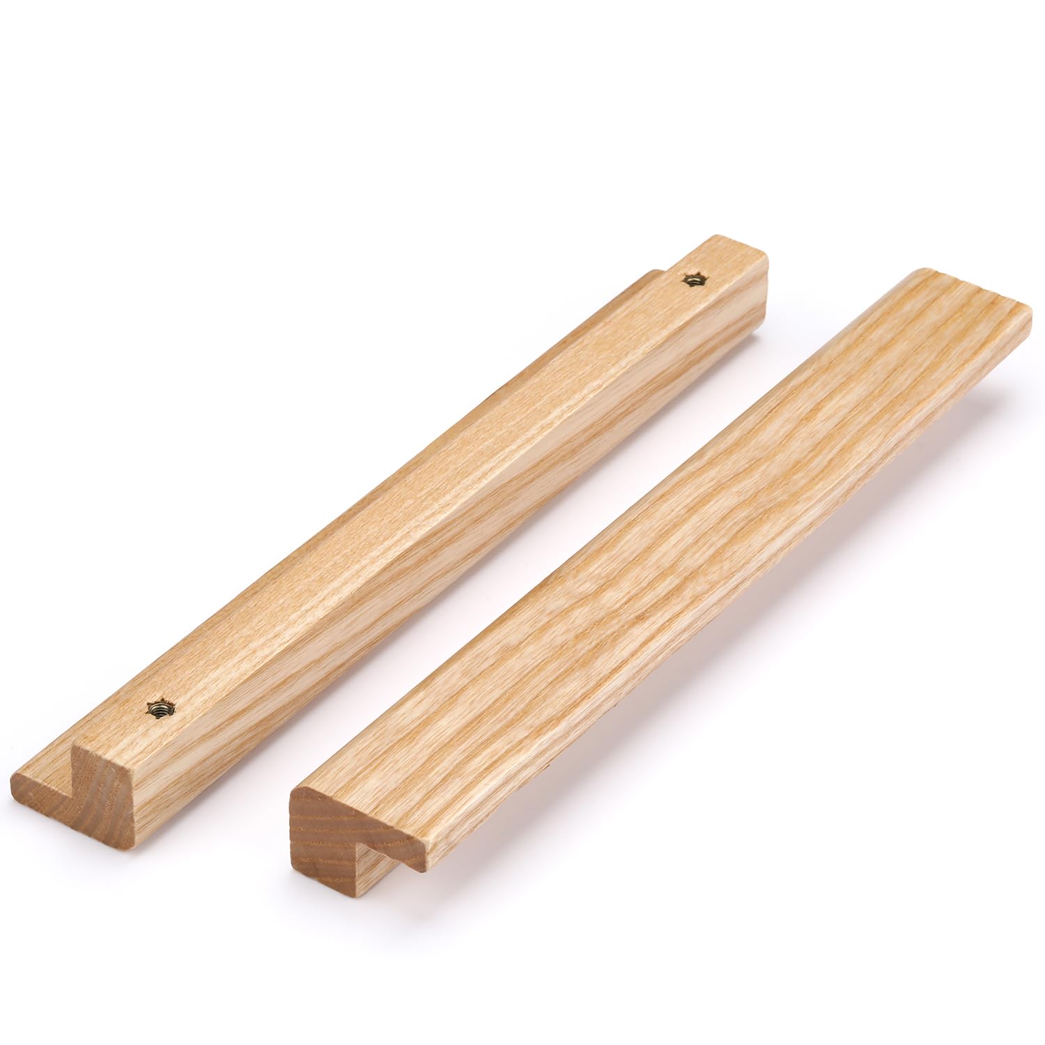 SYZOW 6 Pezzi Maniglia per armadio in legno massello 192 mm | Maniglia in legno per cassetti e ante d'armadio