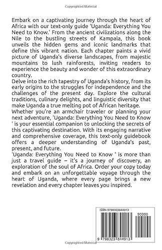 Independently Published Gil-Smith, Noah Uganda: Everything You Need To Know thumb #1