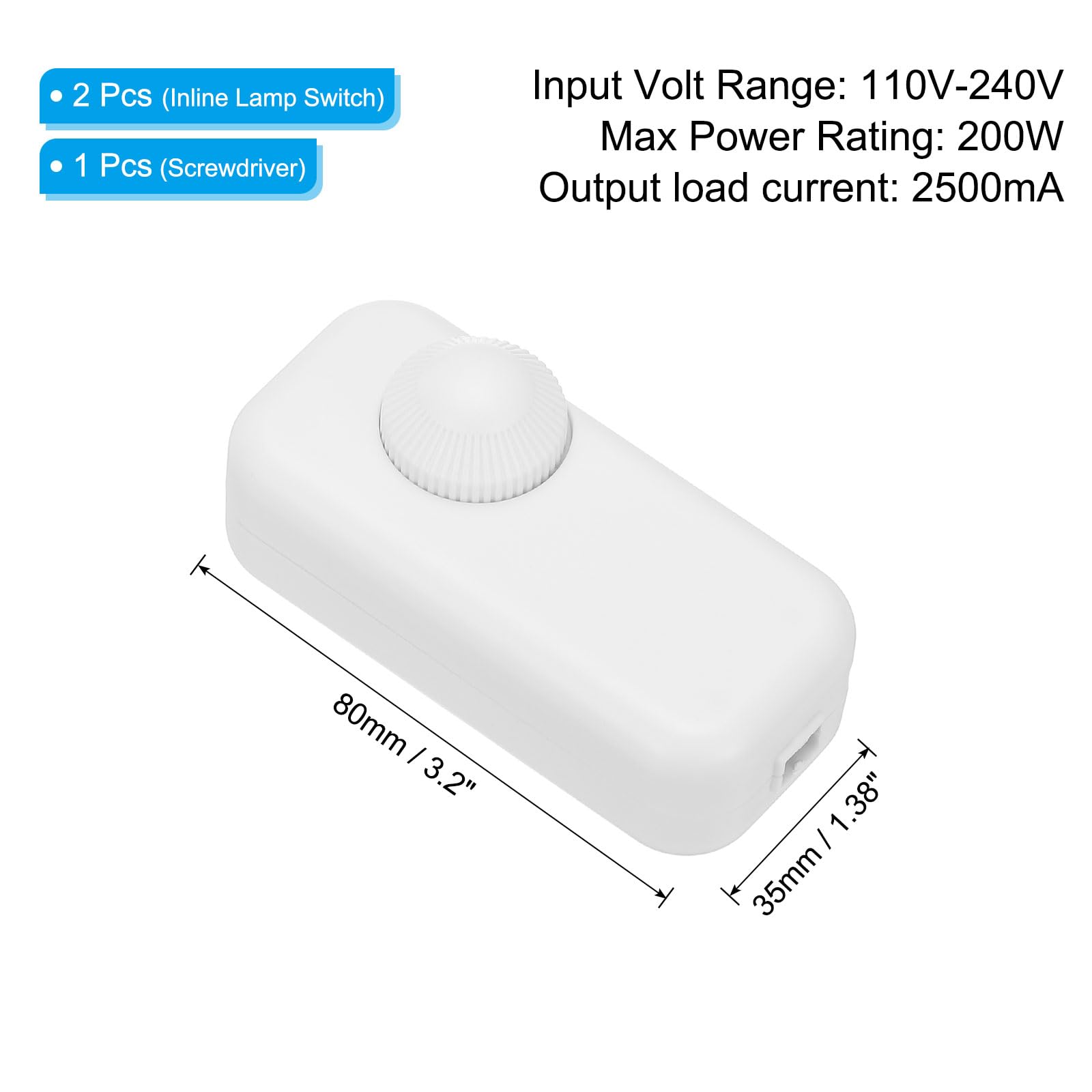 PATIKIL Inline Lamp Switch - Image 2