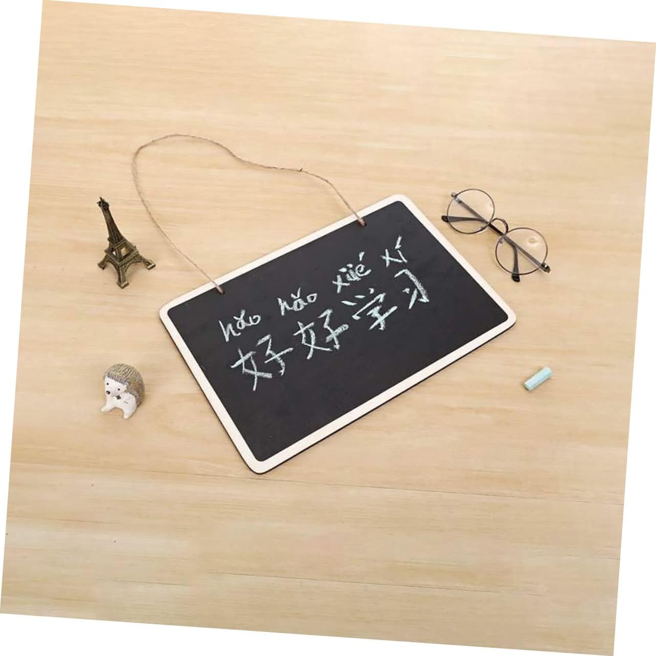 12pcs Double Sided Chalkboards Versatile Blackboard Hanging Signs for Weddings Crafts Home Decor Garden Use Erasable Message Plaques for Creative Displays