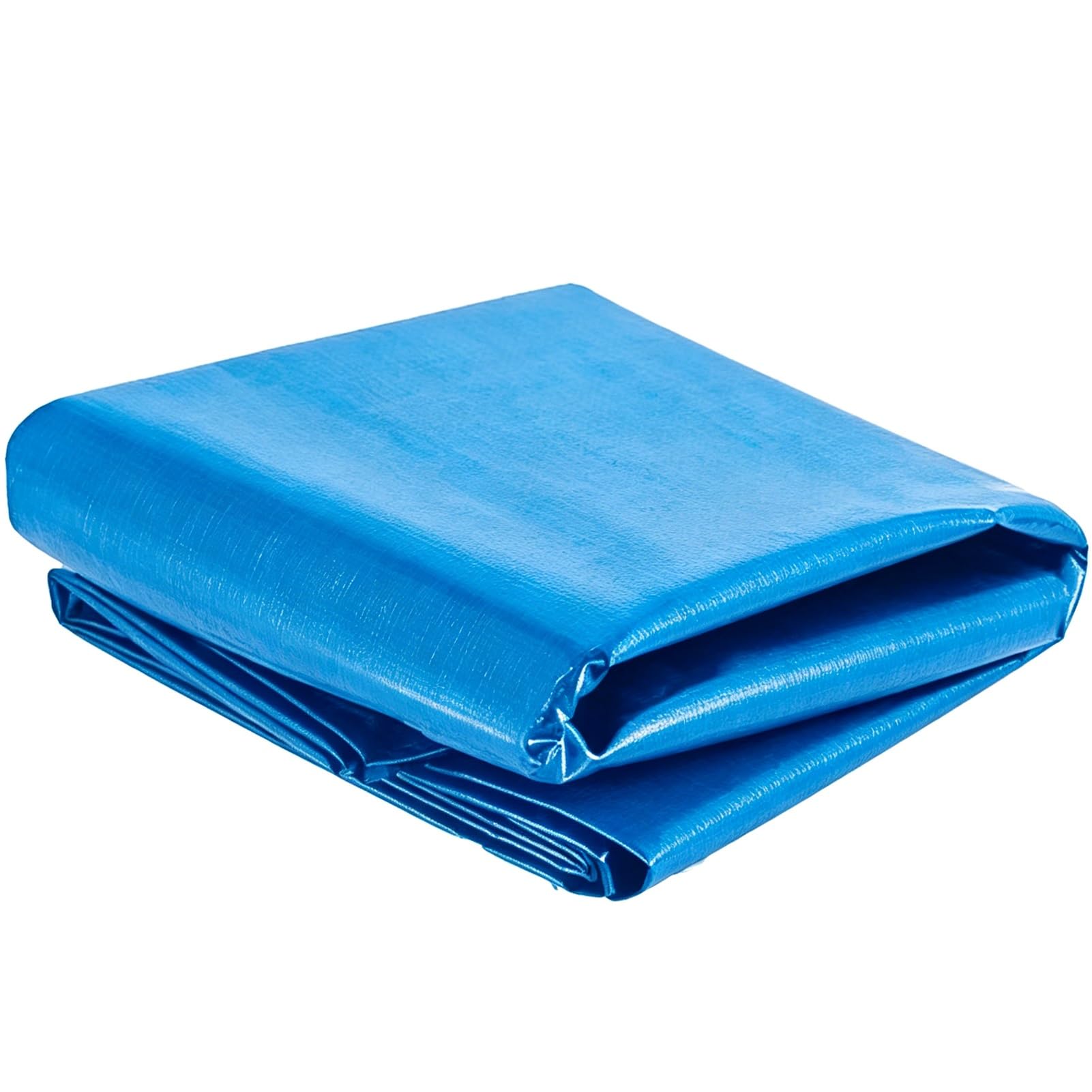 Yopappol 10x20FT Industrial Grade Blue HDPE Pond Liner, Anti-Tear Waterproof Membrane, Durable Liner for Commercial Aquaculture & Backyard Koi Pond(8x10m(26.2x32.8ft))