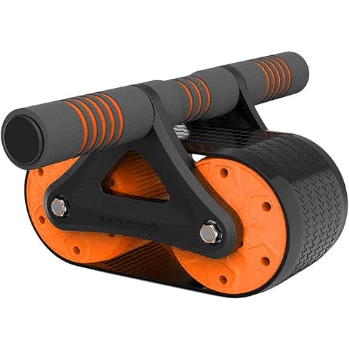 Oileus AB Roller Wheel for Abdominal Exercise, Core Workout Equipment with Automatic Rebound Assistance and Resistance Springs with Ergonomic Handle Sold