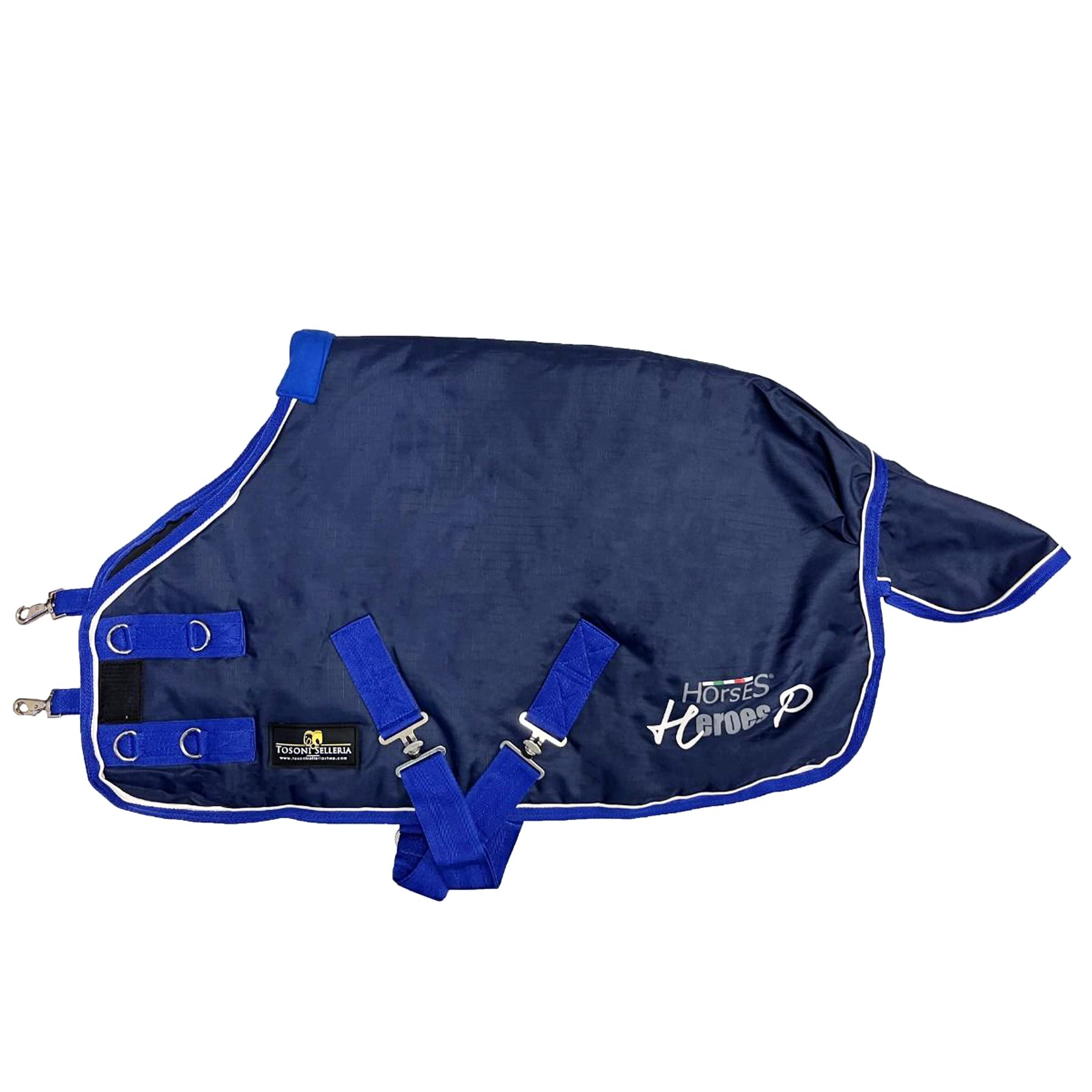 Horses, Coperta Paddock Impermeabile Heroes P, per Pony, Tessuto Traspirante, Mantiene il Pony Coperto e Asciutto (Imbottitura da 200g, 95 cm)