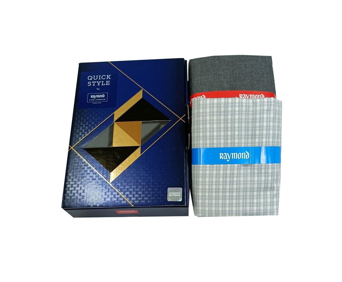 raymond Fabrics Men's Cotton Shirt and Trouser Unstitched Fabric Set - Gift Pack (Multicolour_Free Size) 63-picture-26
