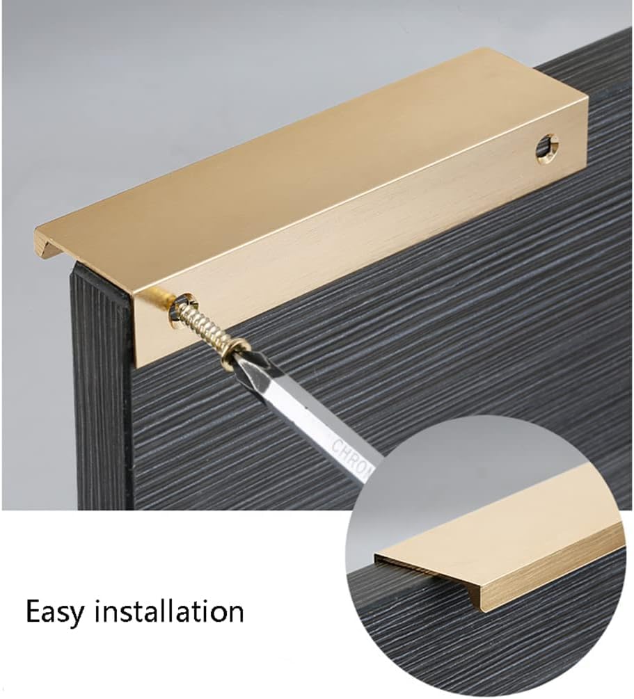 Uchwyt półokrągły retro, Ukryte uchwyty, do szafek ze stopu aluminium, meblowe kuchennych, 2 sztuki(Hole distance 160mm)