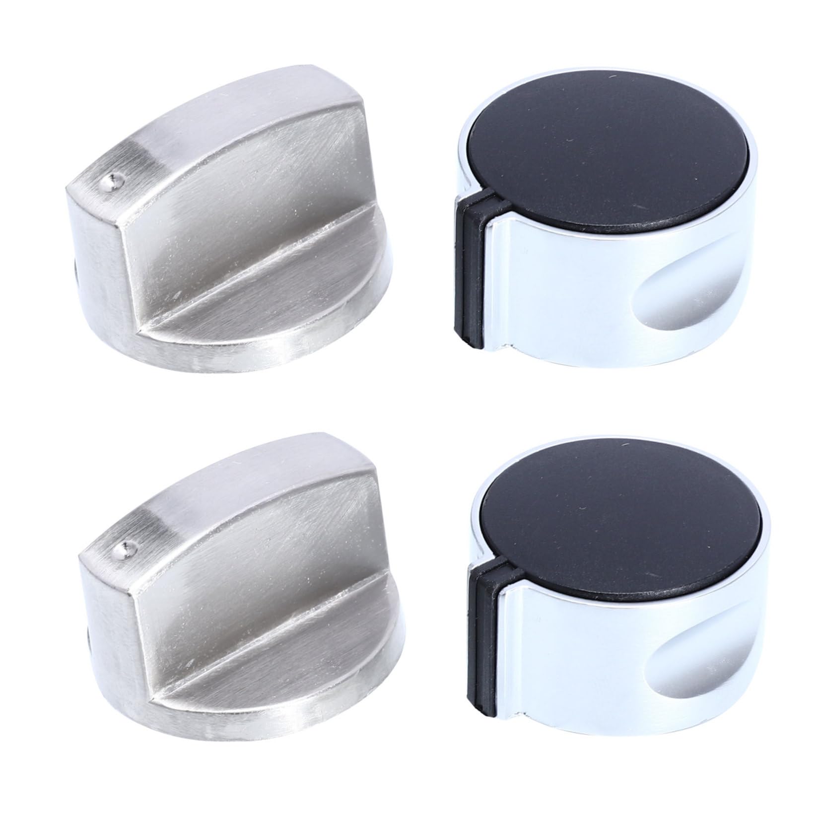 LALAFINA 4Pcs Gas Stove Control Knob Ergonomic Burner Accessories Easy Install Knobs for Gas Stoves Compatible with Surface Burners Durable Design