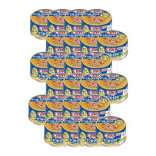 チャオ (CIAO) だしスープ かつお・ささみ かつお節入り 75g 24個セットのサムネイル
