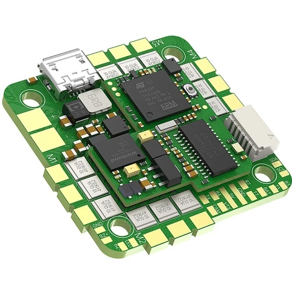 Controller di volo AIO 25.5X25.5mm con ESC 55A ICM42688 Flash integrato da 16 MB Compatibile Con parti di droni F7 2-6S RC FPV