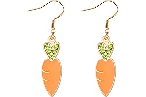 Adorable 'Dancing Carrots' Earrings - The Perfect Gift for Any Carrot Lover