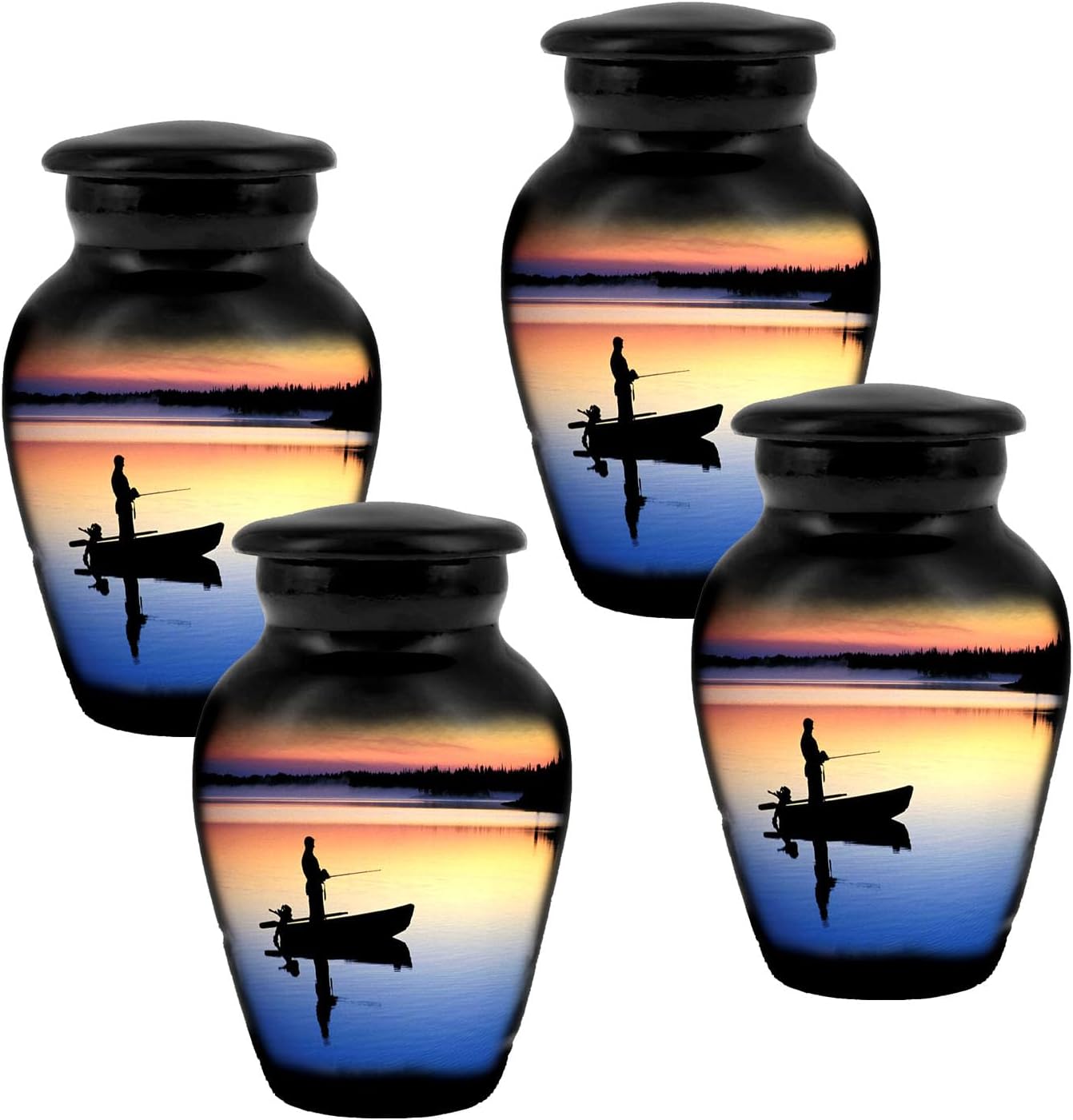 Fisherman urn,Fishing urn,Fishing Funeral Cremation Urn