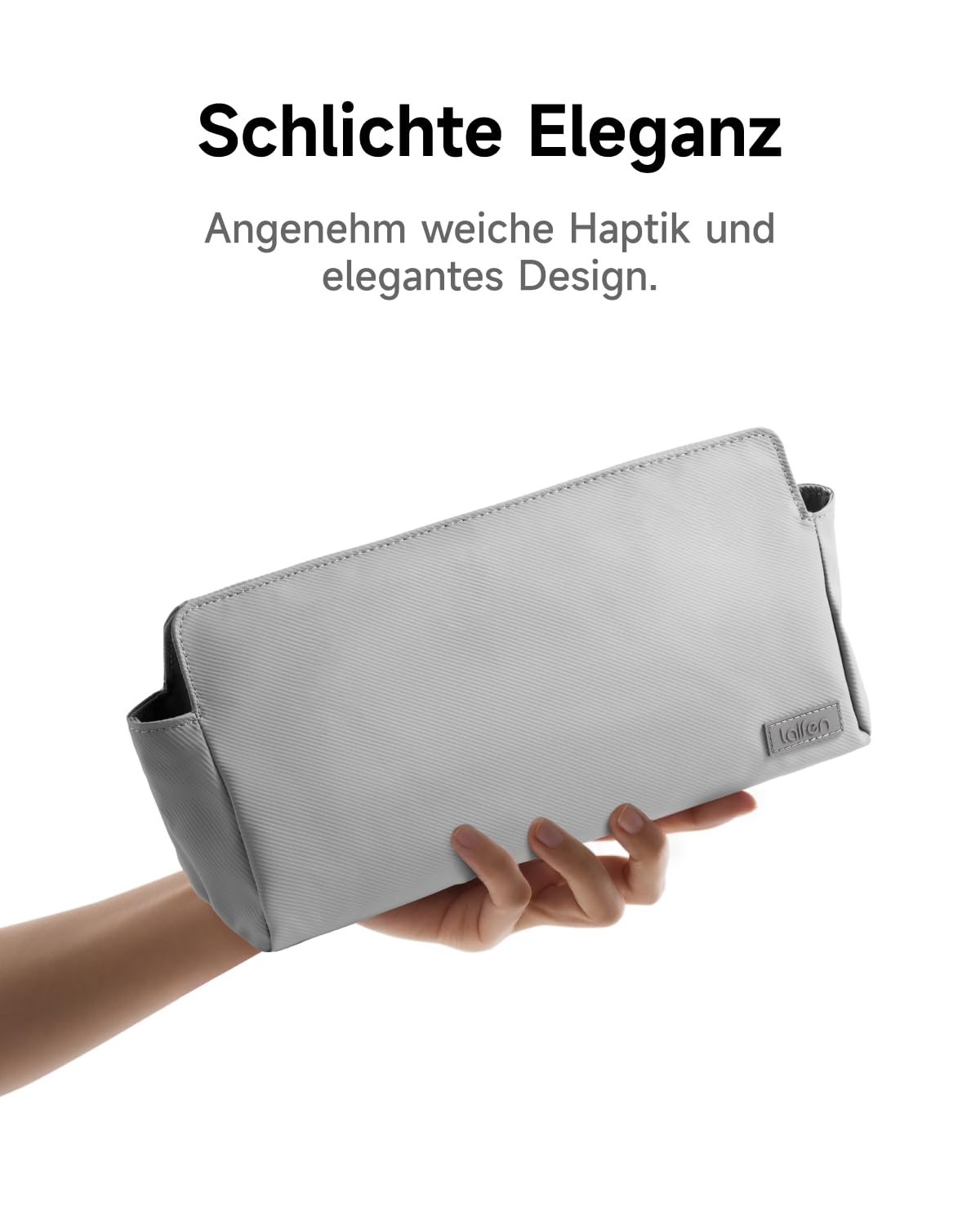 Laifen Premium Aufbewahrungstasche für Haartrockner, Reisetasche mit Magnetverschluss, Kompatibel Air, Mini, Neo & Neo Special, Schmutzabweisend, Grau