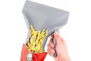 Only Right Handle Commercial Plastic Chips Scoop Food French Fries Shovel Handle Fry Scoop1