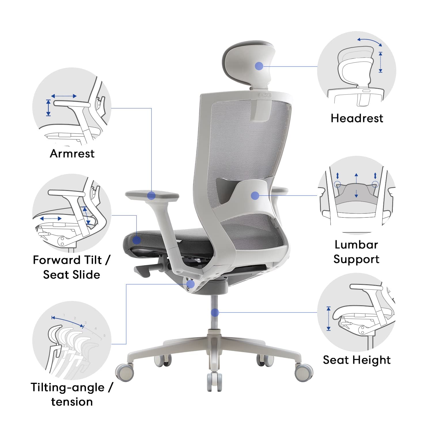 Buy SIDIZ T50 Home Office Desk Chair Ergonomic Office Chair