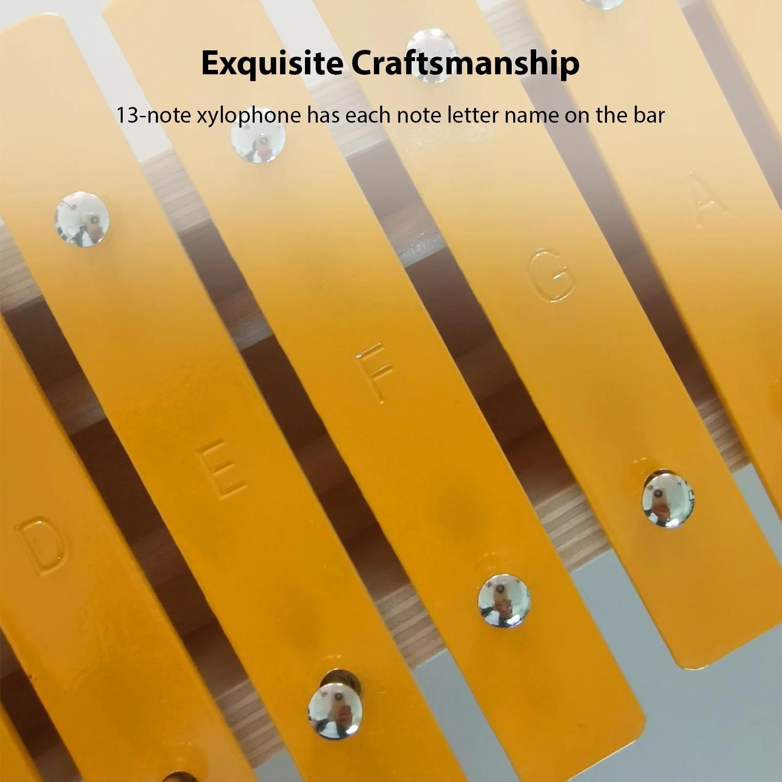 Amazon | 木琴 楽器 13 ノート グロッケンシュピール クラシック 木製