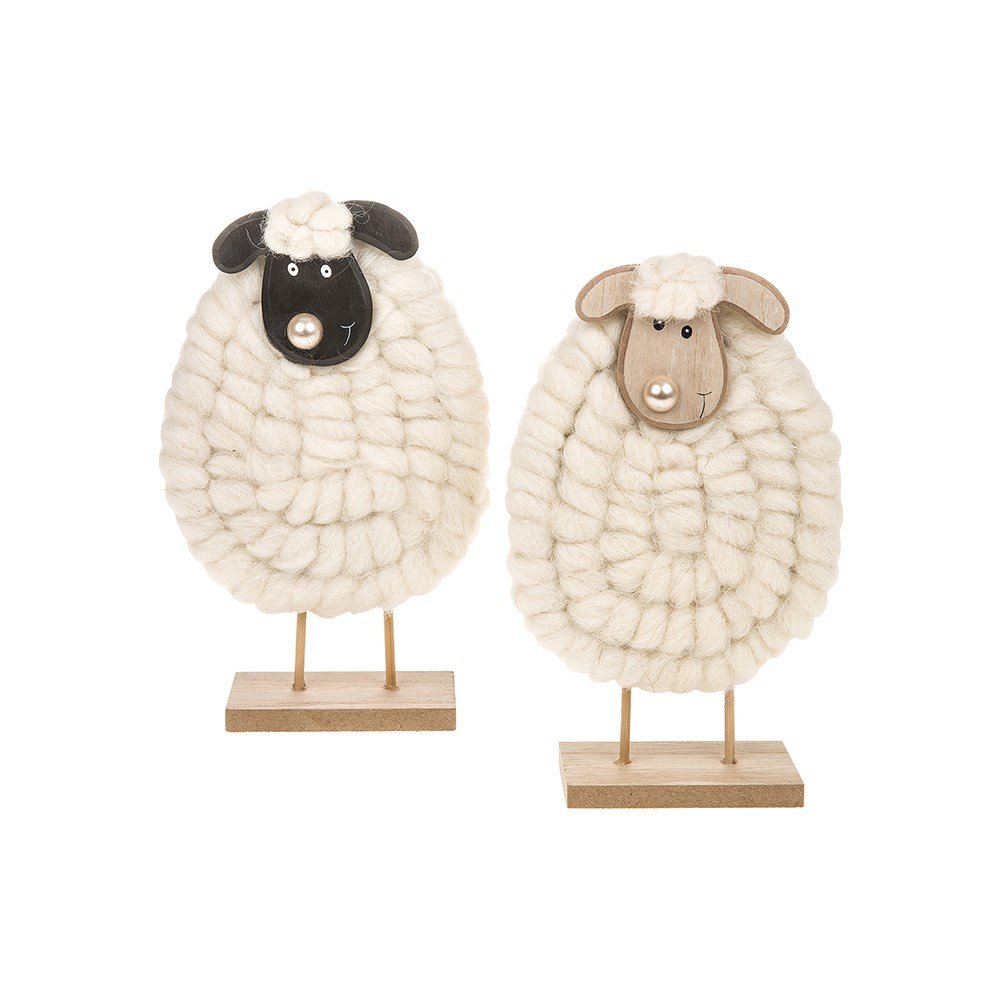 Woolly Cute Standing Sheep Large (Black Face)